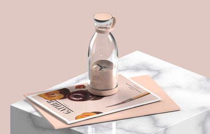 Portable 350ML Electric Juicer Blender – USB Rechargeable Smoothie Maker