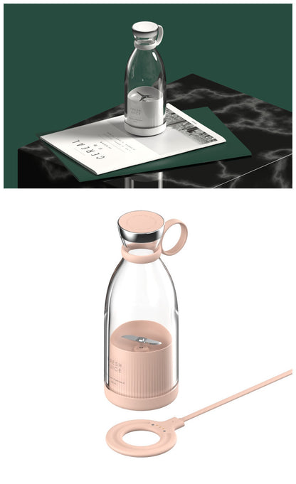 Portable 350ML Electric Juicer Blender – USB Rechargeable Smoothie Maker