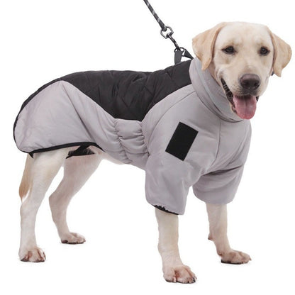 New Winter Dog Coat. Waterproof pet clothes for medium and large dogs. Warm, thick dog vest. Custom Labrador jacket