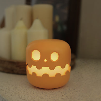 Pumpkin LED Night Light – Cute Bedside Lamp for Halloween, Kids Room, Bedroom & Living Room Décor