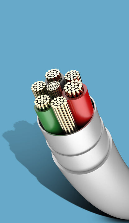 PD-PVC Fast Charging Cable for Smartphones – Durable, Tangle-Free, High-Speed Power Delivery