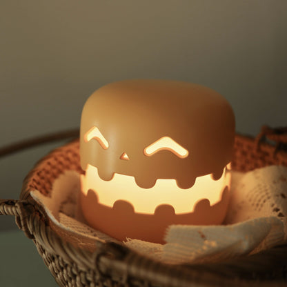 Pumpkin LED Night Light – Cute Bedside Lamp for Halloween, Kids Room, Bedroom & Living Room Décor