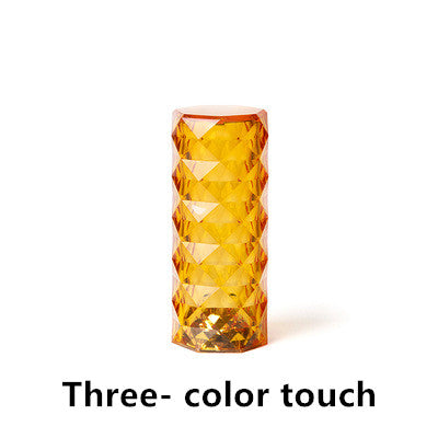 Romantic Crystal LED Lamp – USB Rose Projection Night Light with Touch Control & 16 Color Modes