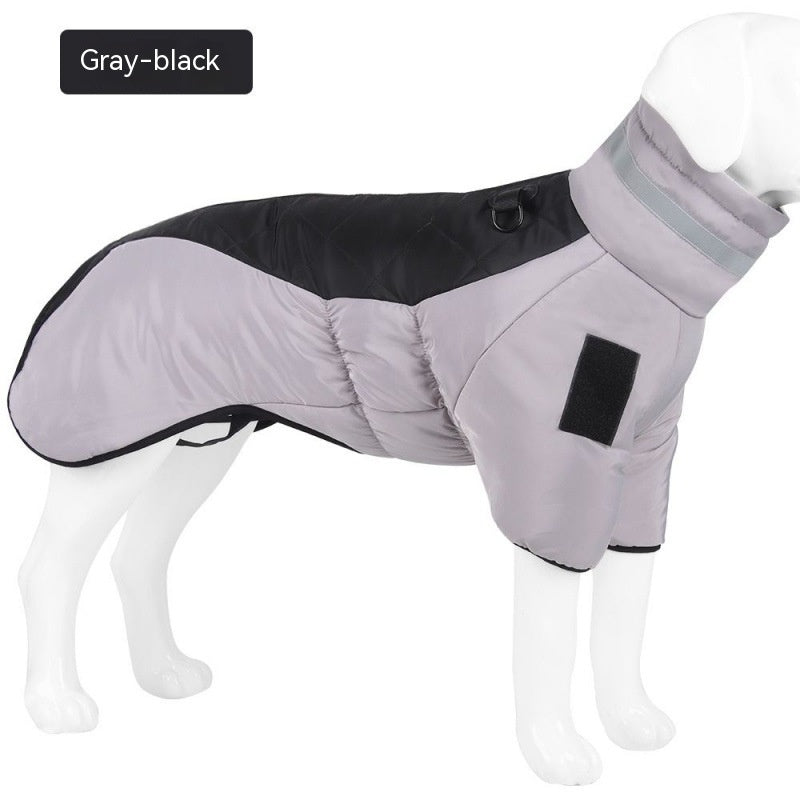 New Winter Dog Coat. Waterproof pet clothes for medium and large dogs. Warm, thick dog vest. Custom Labrador jacket