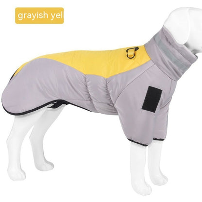 New Winter Dog Coat. Waterproof pet clothes for medium and large dogs. Warm, thick dog vest. Custom Labrador jacket